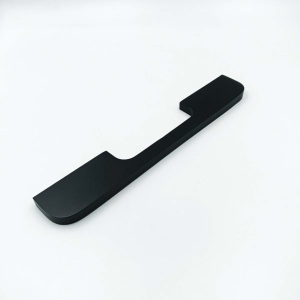 Drawer wardrobe handle C4010 Black matt finish 4",8",10",12" heavy weight solid (stainless steel)