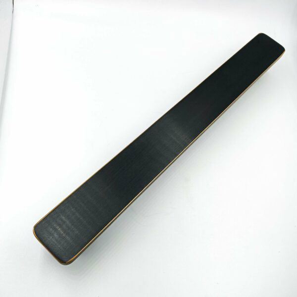 Maindoor handle plain Black matt finish 14",20" with golden line border 5112