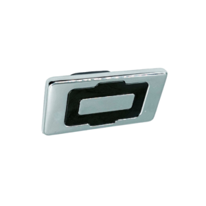 Drawer knob s.s crome with black finish 2"*1" rectangluar CW-8033 best quality