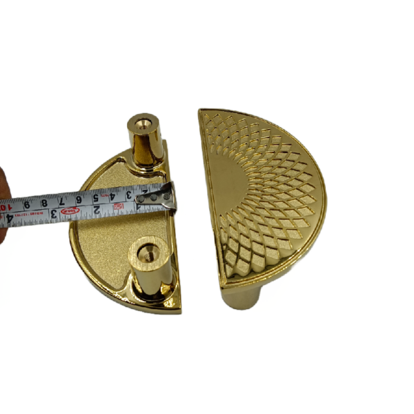 Drawer Wardrobe handle maindoor handle pvd gold half round 96mm,160mm,224mm (set of 2pcs)1068