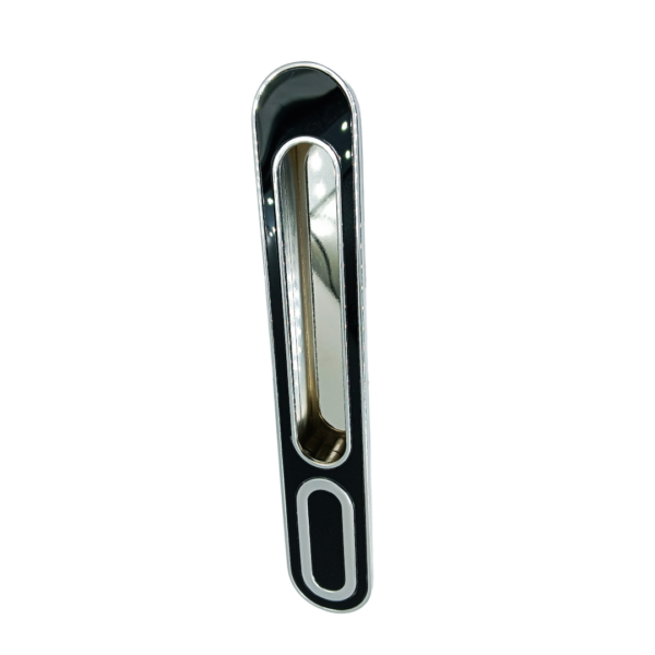 Concealed handle black c.p sliding door handle