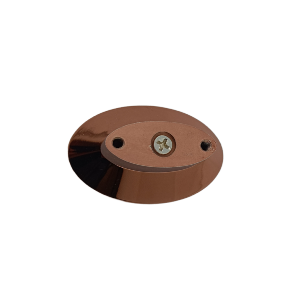 Drawer knob rosegold oval shape 60mm 294