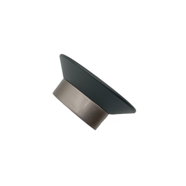 knob Grey black oval shap