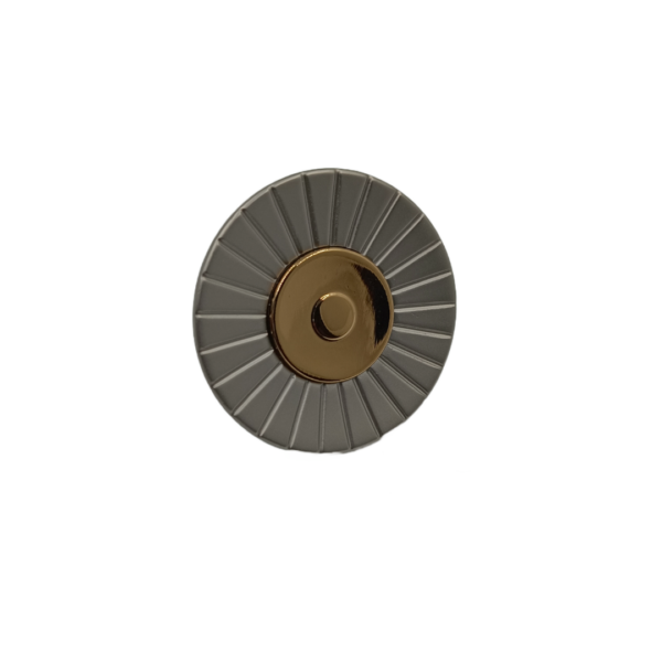 Drawer knob grey rosegold round 50mm 1368