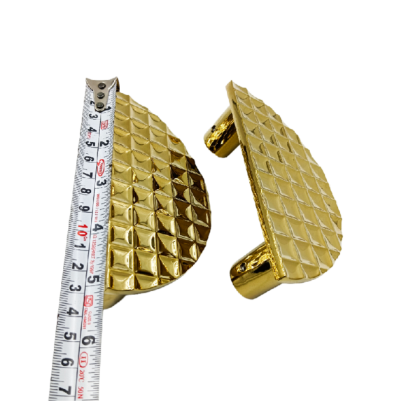 Drawer Wardrobe handle maindoor handle pvd gold half round 96mm,160mm(set of 2pcs)