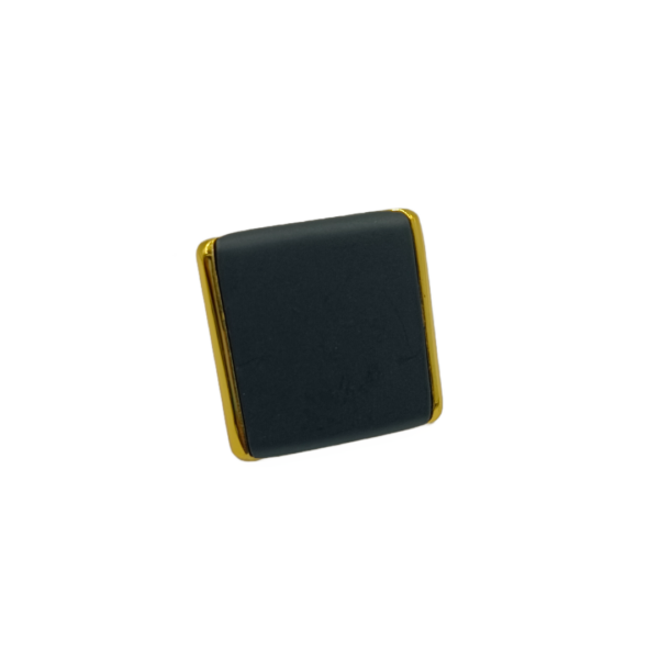 Drawer cabinet knob square black gold finish 38mm 304