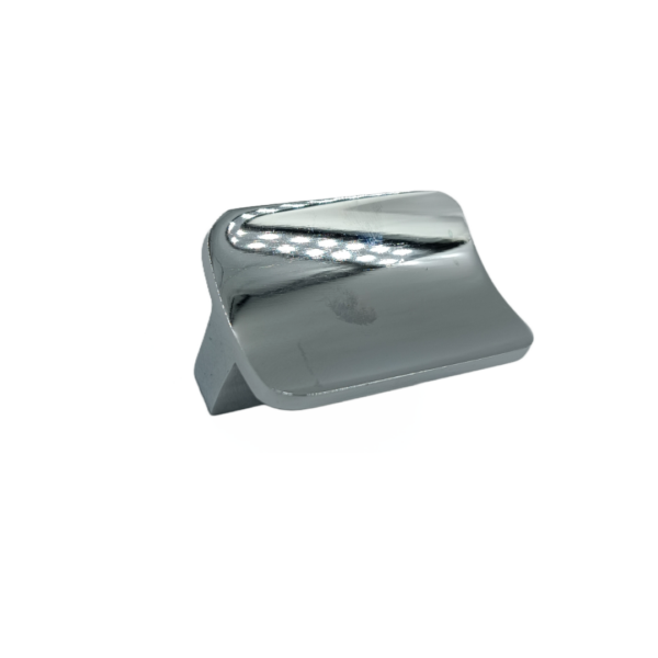 Drawer knob steel crome finish curved 40mm decore-814