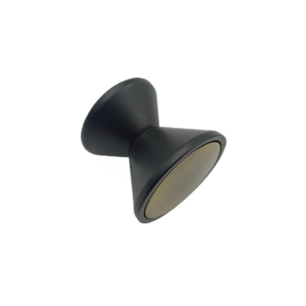 Drawer knob Antique with black border round 30mm,45mm 820