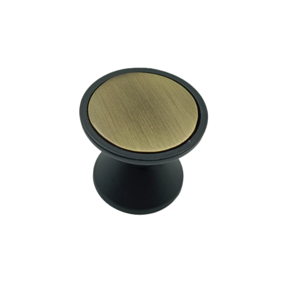 Drawer knob Antique with black border round 30mm,45mm 820