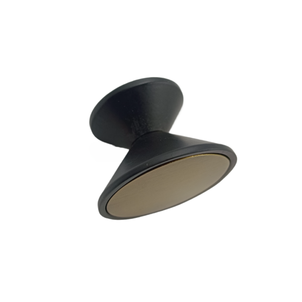 Drawer knob Antique with black border round 30mm,45mm 820