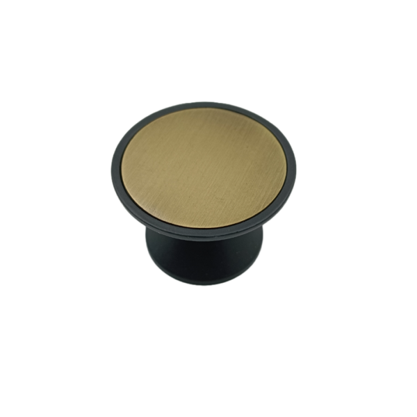 Drawer knob Antique with black border round 30mm,45mm 820