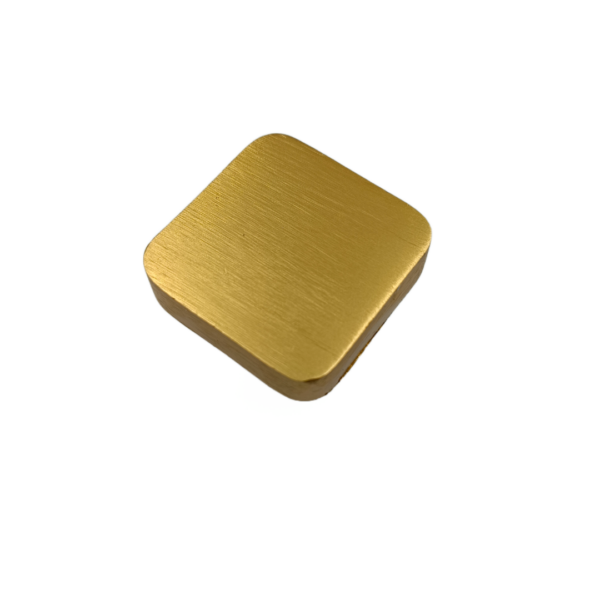 Drawer knob square gold 30mm best quality 806