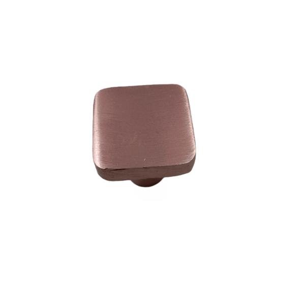 Drawer knob square Rosegold 30mm best quality 806