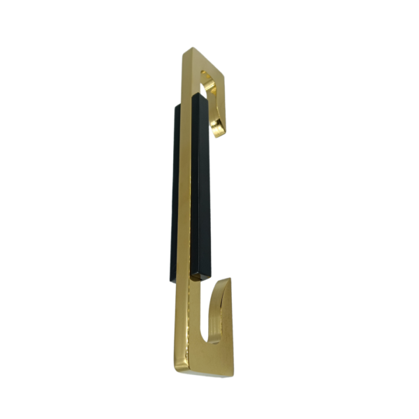 Drawer wardrobe handle pvd gold Black finish 4",8",10",12" 1023