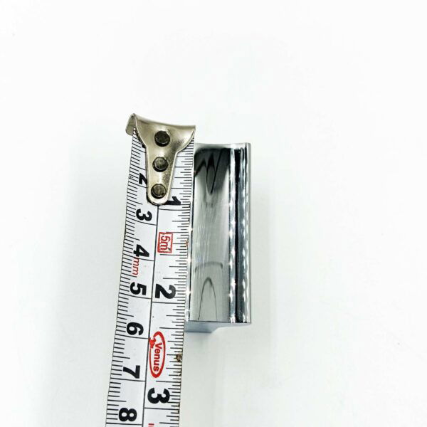 knob Rectangular steel crome finish