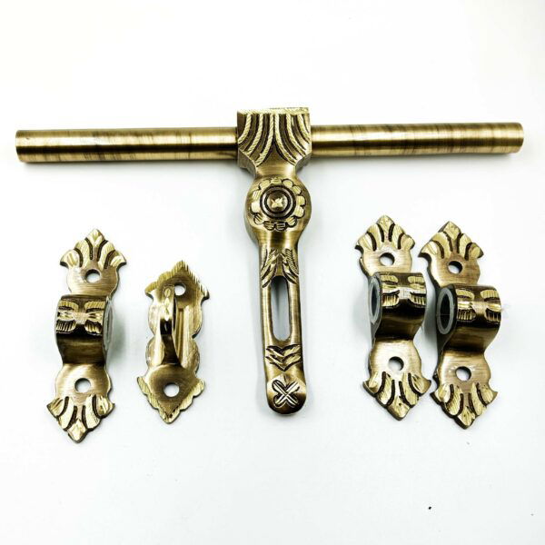 Maindoor Aldrop brass antique 10"*16mm diamond cut model heavy model