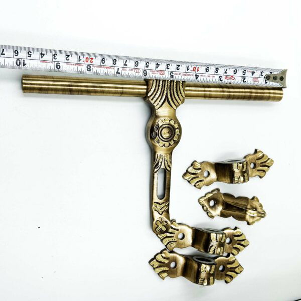 Maindoor Aldrop brass antique 10"*16mm diamond cut model heavy model