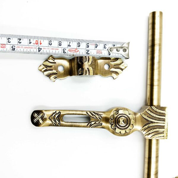 Maindoor Aldrop brass antique 10"*16mm diamond cut model heavy model