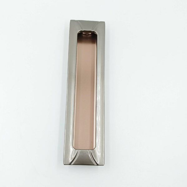 Concealed handle sliding door handle mettalic grey finish 4",8",10",12" C-6