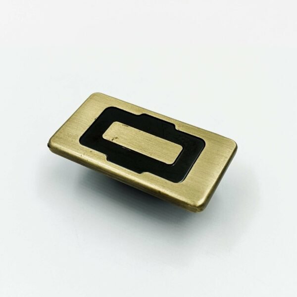Drawer knob Antique with black finish 2"*1" rectangluar CW-8033 best quality