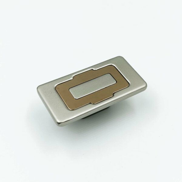 Drawer knob satin with pvd Rosegold finish 2"*1" rectangluar CW-8033 best quality