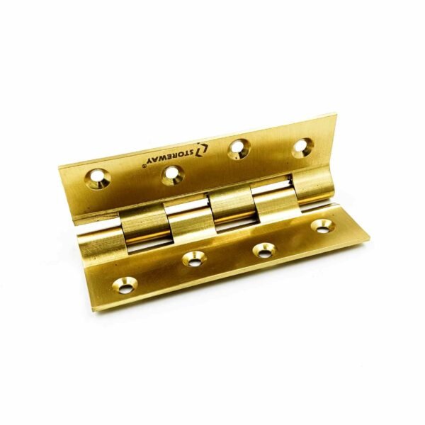 4 inch Brass gold slow movement hinge 4"*1-1/8(28mm)"*1/8(3mm) concaled type Railway hinge