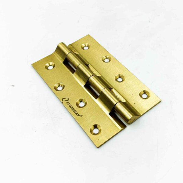 4 inch Brass gold slow movement hinge 4"*1-1/8(28mm)"*1/8(3mm) concaled type Railway hinge