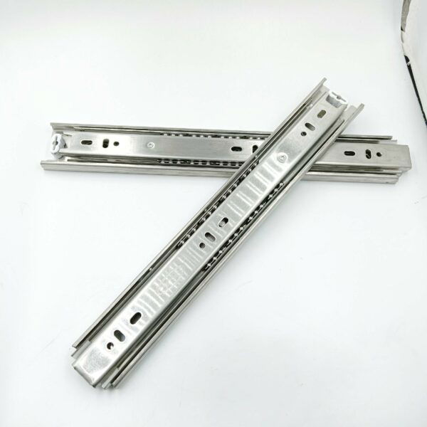 Stainless Steel Telescopic channel spider drawer channel 45kg capacity heavy 10" to 20"