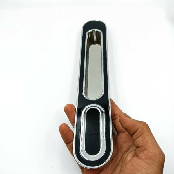 Concealed handle black c.p sliding door handle