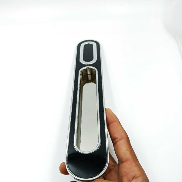 Concealed handle black c.p sliding door handle