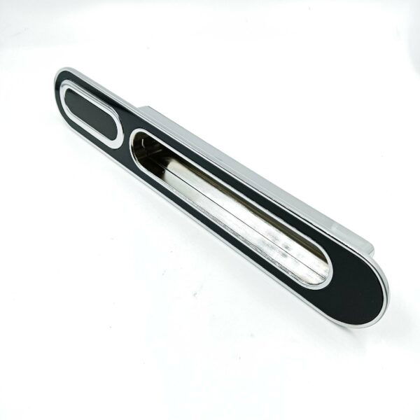 Concealed handle black c.p sliding door handle