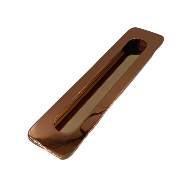 Concealed handle rosegold M2518 sliding wardrobe door handle 4",8",10",12"