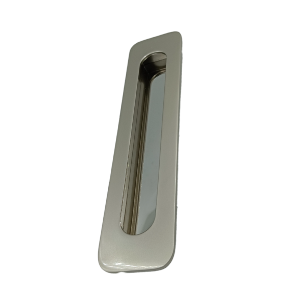 Concealed handle satin finish M2518 sliding wardrobe door handle 4",8",10",12"