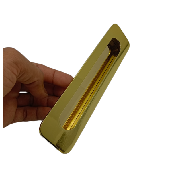 Concealed handle gold M2518 sliding wardrobe door handle 4",8",10",12"