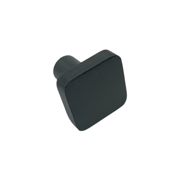 Drawer knob square black 25mm best quality 806