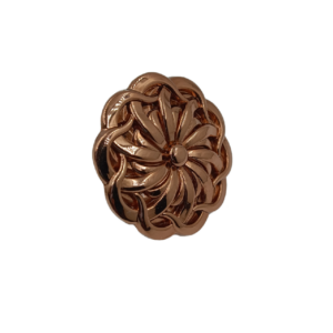 Drawer knob rosegold round design 50mm 2053