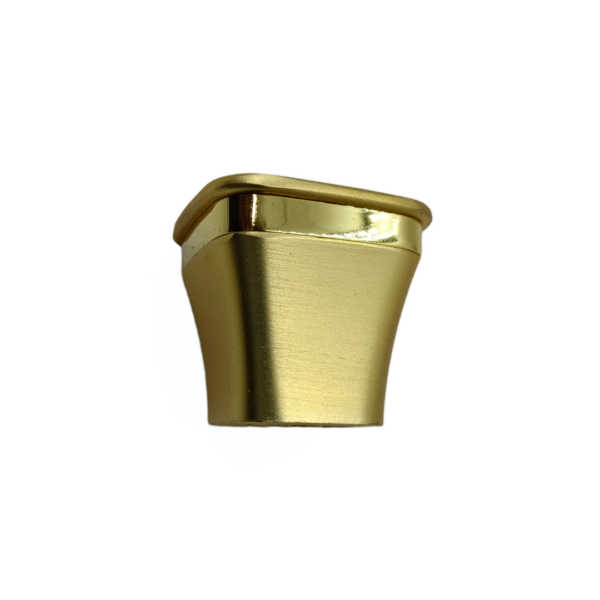 Drawer knob gold with pvd gold line square 32mm decor-825