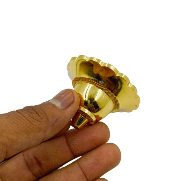 Brass gold flower doom 1.5",2",2.5"round for maindoor decorating