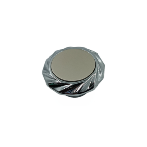 Drawer knob cabinet knob round satin crome 50mm (2") 1040