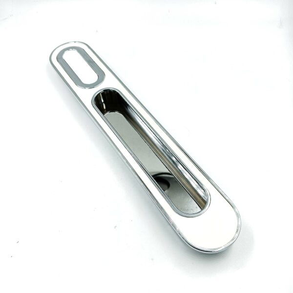 Concealed handle white c.p sliding door handle 4",8" size:4",8" finish: white with c.p premium quality