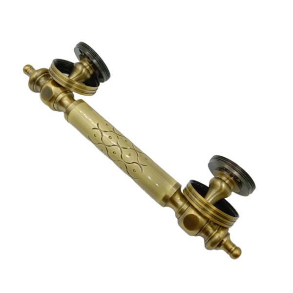 Maindoor handle brass antique 8",10",12" round S-01 material:brass finish:antique  size:8",10",12"