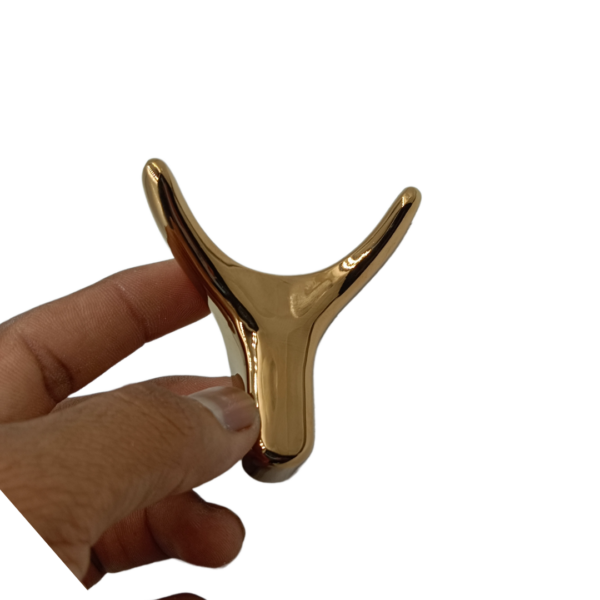 Coat hook pvd RoseGold finish double Y hook 1357 finish:pvd Rosegold Y type hanger hook best quality used for hanging coat,shirt,etc suitable for bathroom and bedroom doors and walls