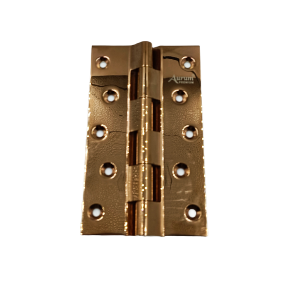 5 inch hinge pvd Rosegold slow movement 5"*1-1/4(32mm)"*3/16 (5mm) concaled type brass Railway hinges