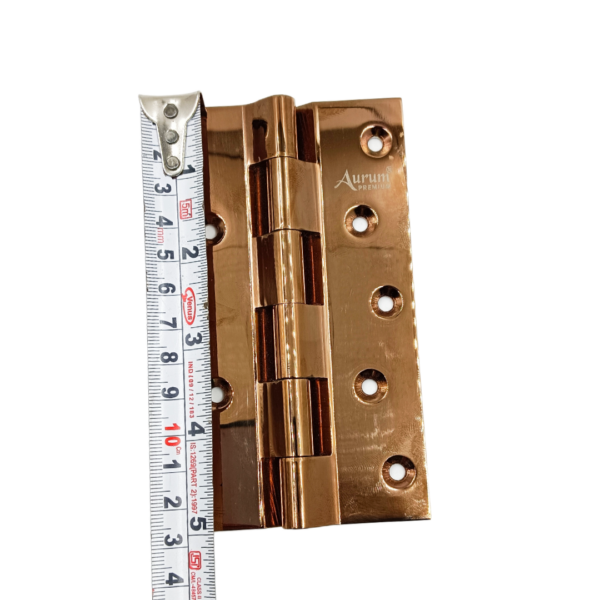 5 inch hinge pvd Rosegold slow movement 5"*1-1/4(32mm)"*3/16 (5mm) concaled type brass Railway hinges