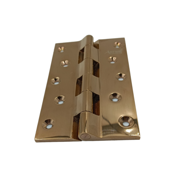5 inch hinge pvd Rosegold slow movement 5"*1-1/4(32mm)"*3/16 (5mm) concaled type brass Railway hinges