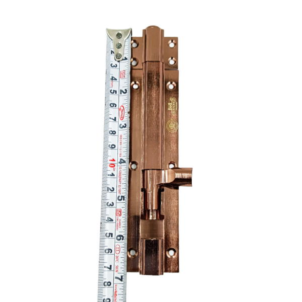 Towerbolt brass rosegold finish 6",8",10" 12mm rod heavy for maindoor
