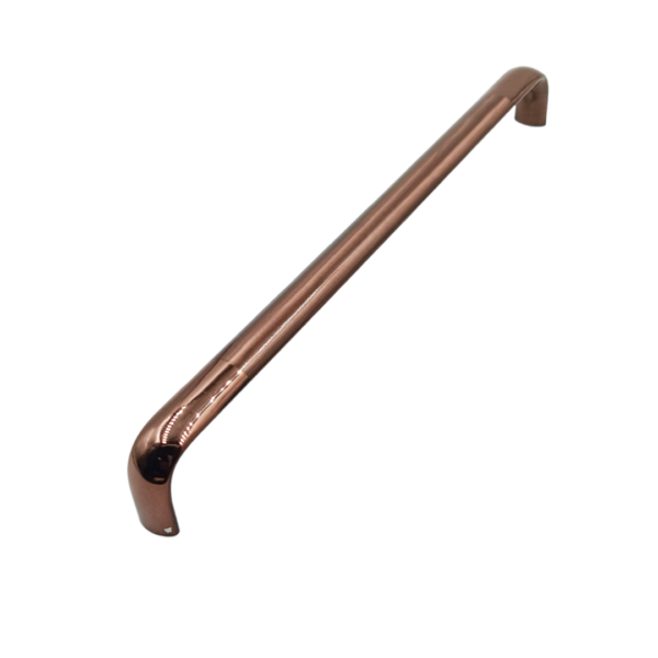 Drawer handle wardrobe handle Rosegold finish oval D 4",6",8",10"