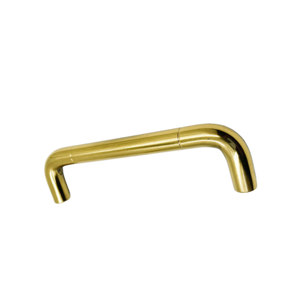 Drawer handle wardrobe handle Gold finish 10mm round 4",6",8",10"