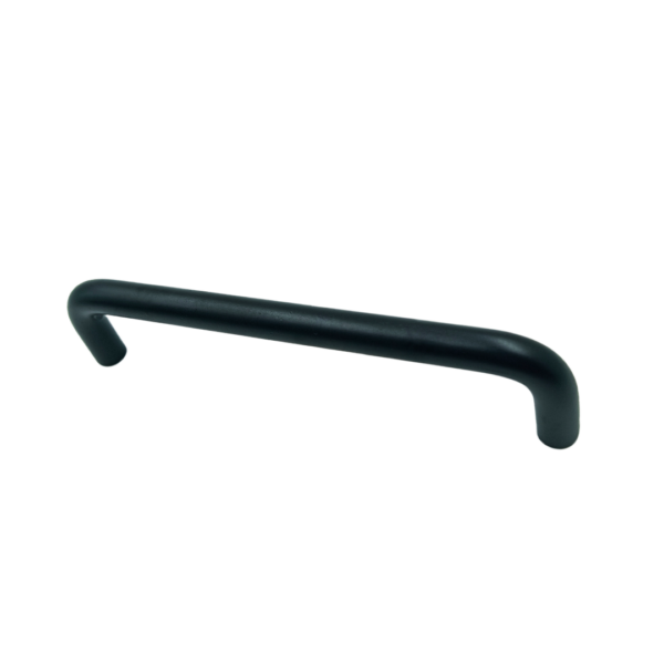 Drawer handle wardrobe handle black finish 10mm round 4",6",8",10"
