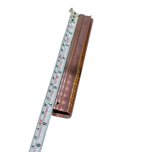 Sliding wardrobe concealed handle pvd rosegold slim CL-3013 8",12",18",24",36"